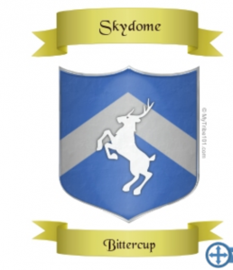 An image of Delilah Buttercup's Family Crest featuring a deer.